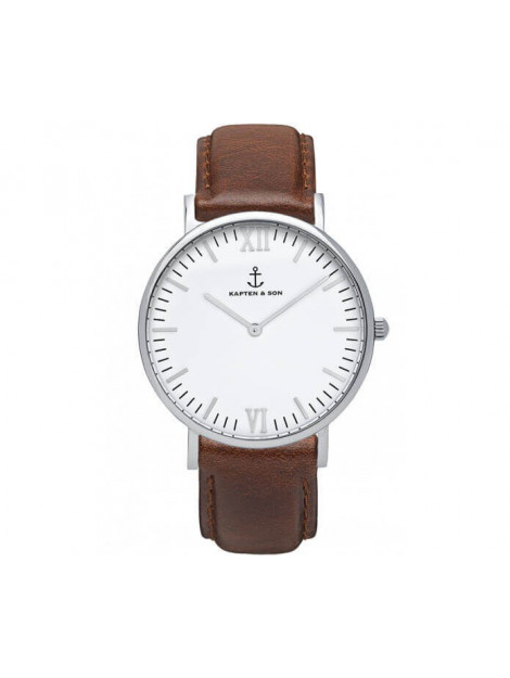 Kapten & Son Silver brown leather campus 4251145214531 4251145214531 large