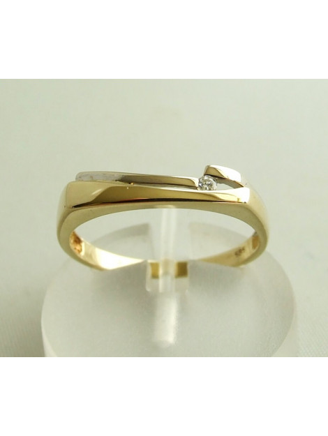 Christian Gouden bicolor ring met diamant 9048S4-7919JC large