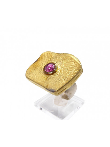 Christian Zilveren ring met paarse toermalijn 904G82-0712JC large