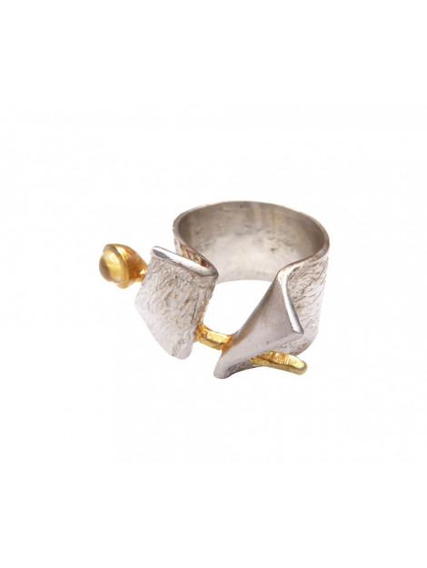 Christian Zilveren citrien ring 879G79-0691JC large