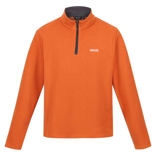 Regatta Geweldig voor buiten heren thompson half zip fleece sweater UTRG1390_burntorange large