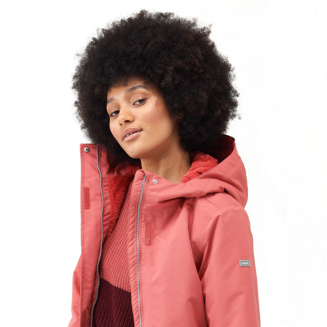 Regatta Dames romine waterdichte parka UTRG8077_mineralred large