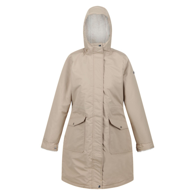 Regatta Dames romine waterdichte parka UTRG8077_barleycornlightvanilla large