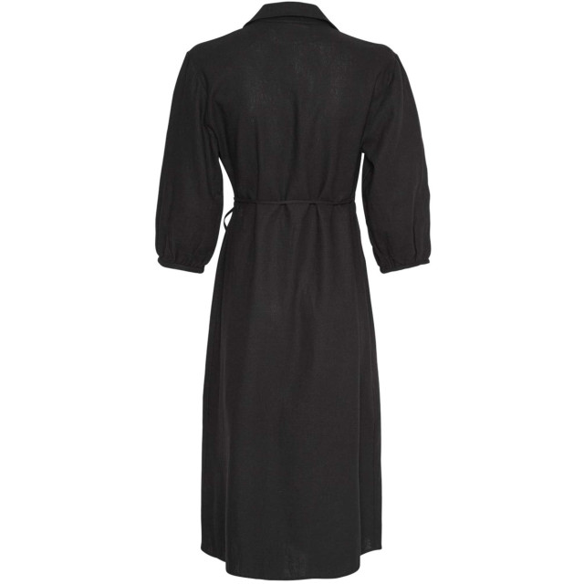 Moss Copenhagen Mschjovene ginia 3 4 wrap dress black 18156-black large