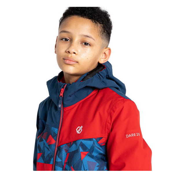 Dare2b Kinder/kinder glee ii geometrische ski jas UTRG7948_moonlightdenimdangerred large Dare2b Kinder/kinder glee ii geometrische ski jas UTRG7948_moonlightdenimdangerred large