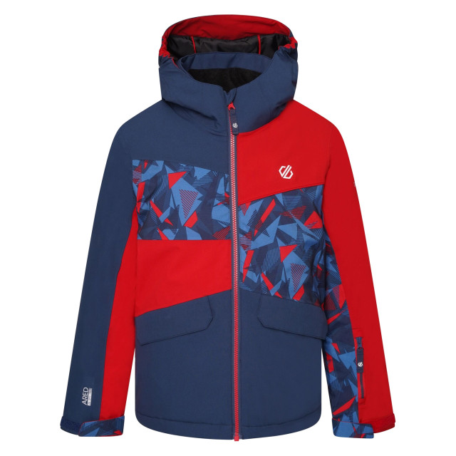 Dare2b Kinder/kinder glee ii geometrische ski jas UTRG7948_moonlightdenimdangerred large Dare2b Kinder/kinder glee ii geometrische ski jas UTRG7948_moonlightdenimdangerred large