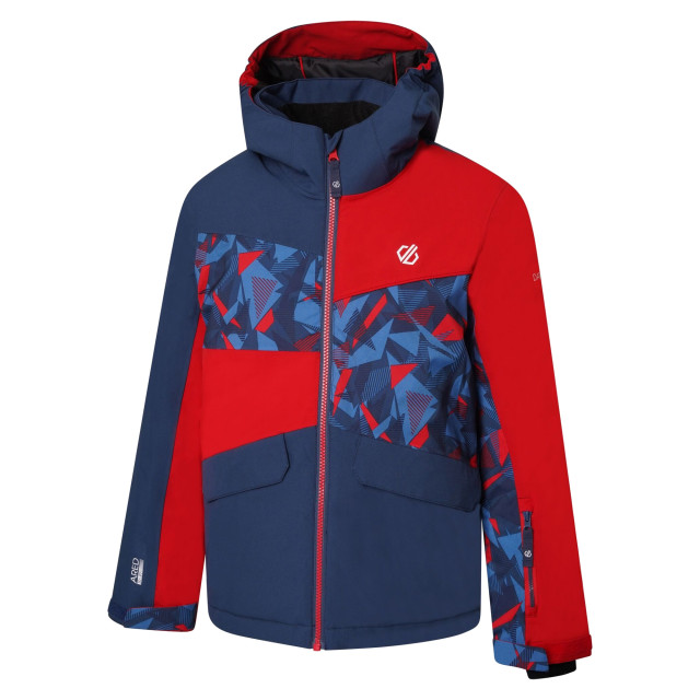 Dare2b Kinder/kinder glee ii geometrische ski jas UTRG7948_moonlightdenimdangerred large Dare2b Kinder/kinder glee ii geometrische ski jas UTRG7948_moonlightdenimdangerred large