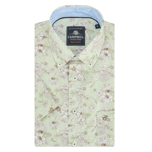 Campbell Classic casual overhemd met korte mouwen 089022-001-XXXL large