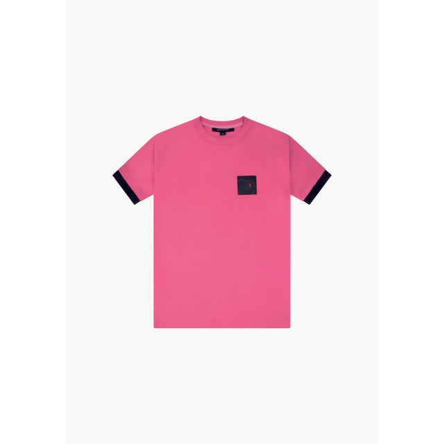 Black Donkey Kordaat t-shirt i pink/zwart women CH3-MC23KT-PI large