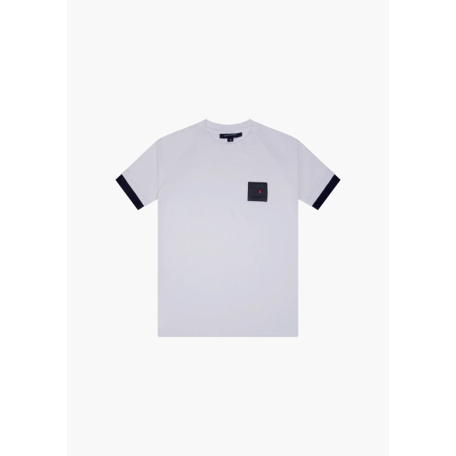 Black Donkey Kordaat t-shirt i white/black men CH3-MC23KT-WH large