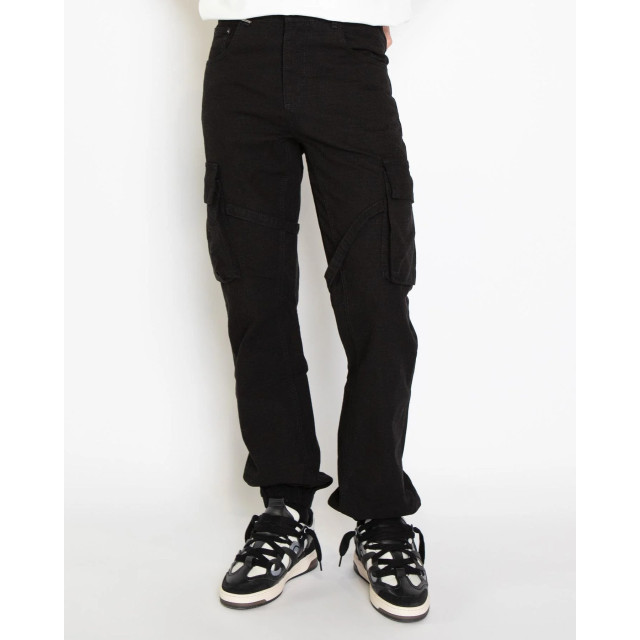 Flaneur Homme Heren phone pocket cargo F12071-Black large