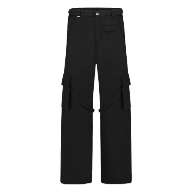 Flaneur Homme Heren phone pocket cargo F12071-Black large