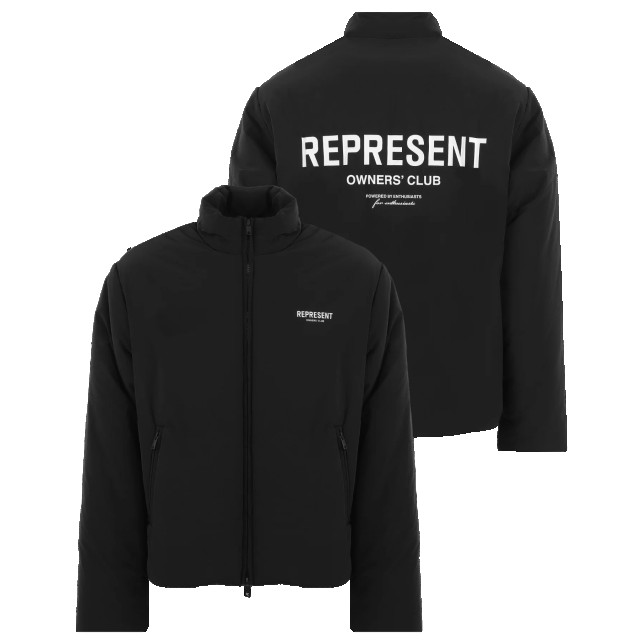 Represent Heren owners club wadded jacket zwar MP1006-1 large