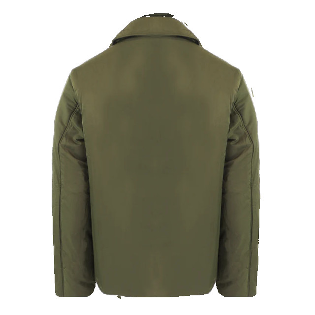 Olaf Hussein Heren padded coach jacket M140508-OLIVE GREEN large