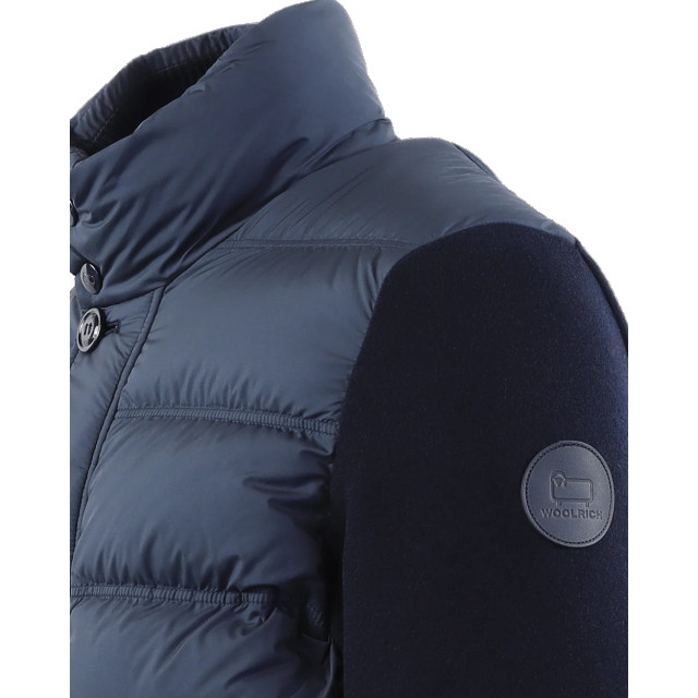 Woolrich Heren hybridejack met wol CFWOSW0145MRUT2849-3989 large