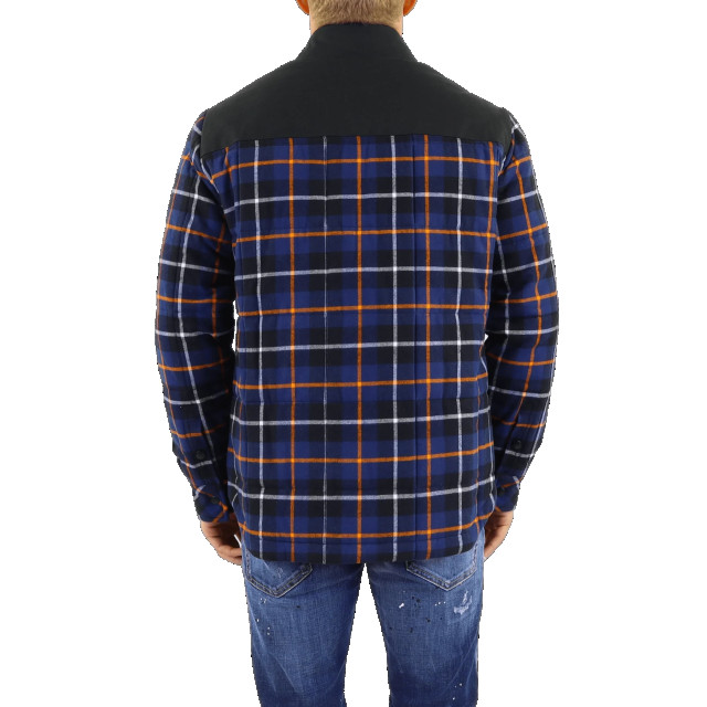 Marcelo Burlon Heren cross check padded overshirt CMEA181F22FAB001-4920 large