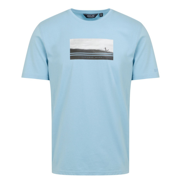Regatta Heren cline viii surfer t-shirt UTRG9861_powderblue large