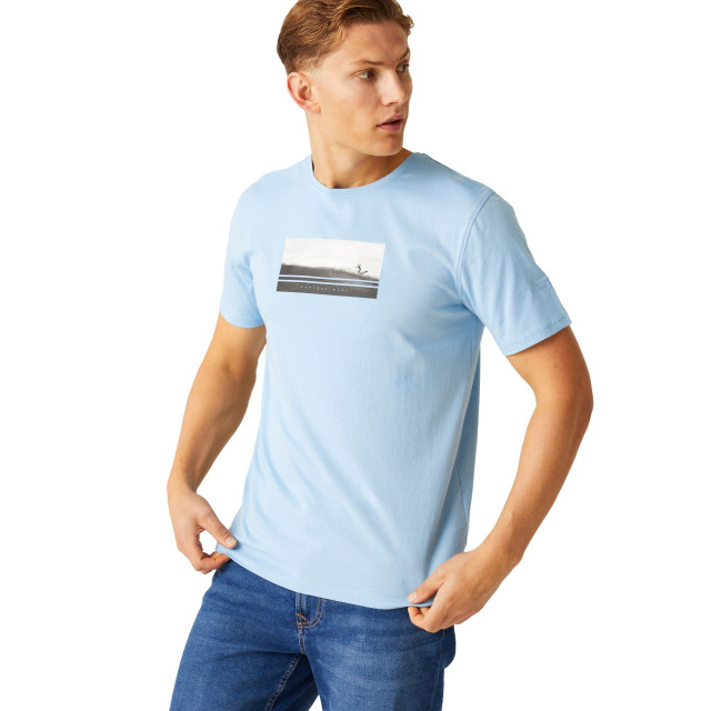 Regatta Heren cline viii surfer t-shirt UTRG9861_powderblue large