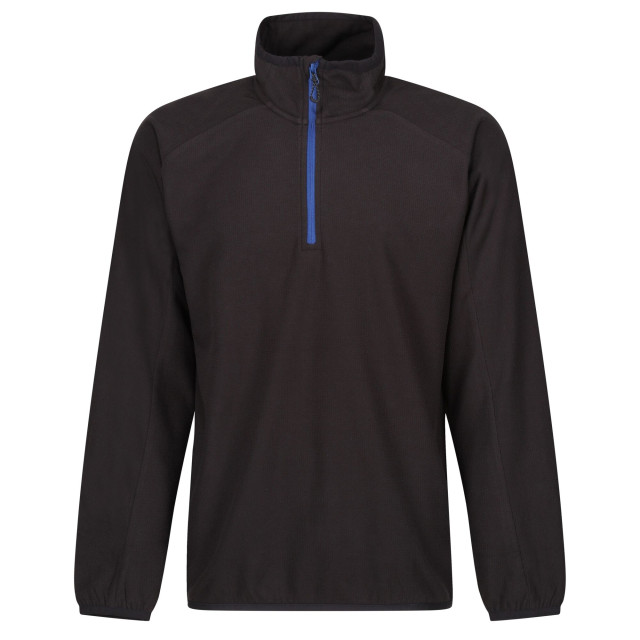 Regatta Heren navigate half zip fleecejack UTRG9760_blacknewroyal large
