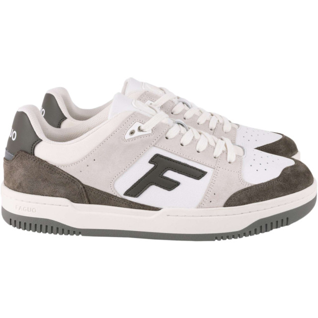 Faguo Urban 1 baskets leather suede white S24CG3205-WHI31 large