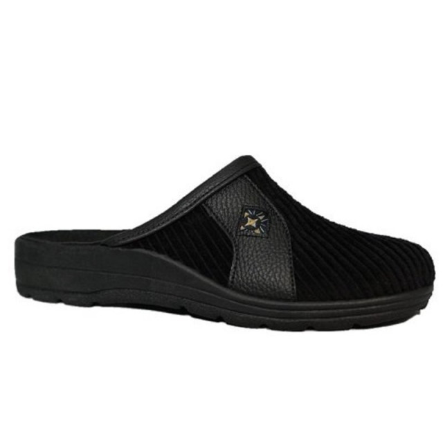 Blenzo Pantoffels heren open hiel Blenzo Pantoffels Heren zwart open hiel large