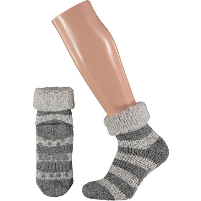 Apollo Huissokken - met wol - maat en 39-42 Huissokken - Apollo - met wol - Grijs - maat 35-38 en 39-42 large