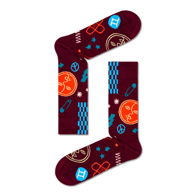 Happy Socks gemini sterrenbeeld tweeling - Happy Socks - Gemini - Sterrenbeeld - Tweeling - Paars large