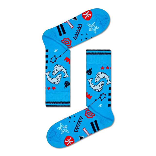 Happy Socks pisces sterrenbeeld vissen - Happy Socks - Pisces - Sterrenbeeld - Vissen - Blauw large
