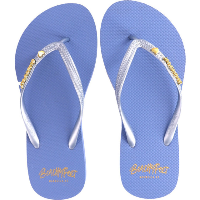 Beachyfeet Teenslipper dames - med sky Beachyfeet Teenslipper Dames - Blauw -  Med Sky large