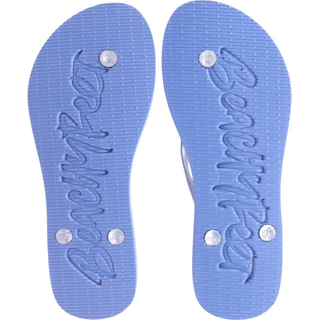 Beachyfeet Teenslipper dames - med sky Beachyfeet Teenslipper Dames - Blauw -  Med Sky large