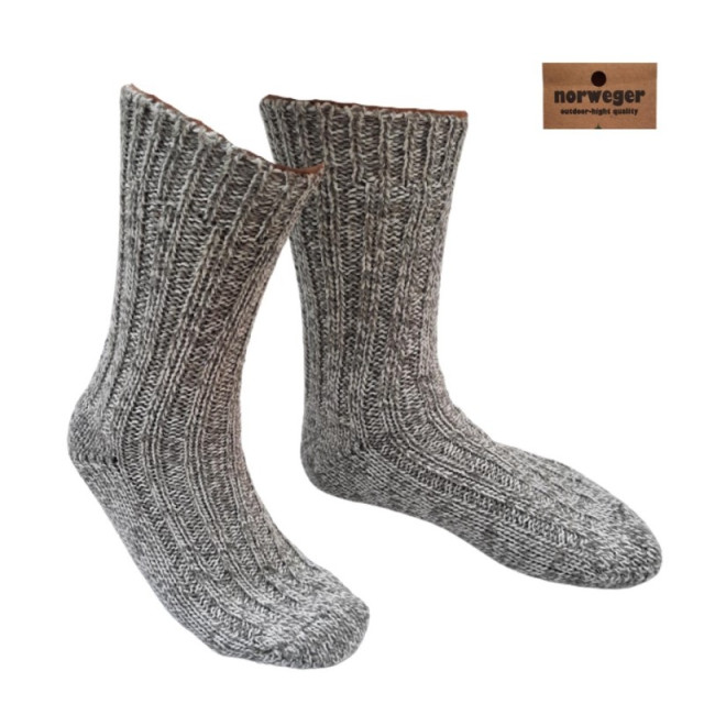 Norweger wollen sokken - 6 pack Norweger  Wollen Sokken Grijs – 6-Pack Comfort & Warmte large