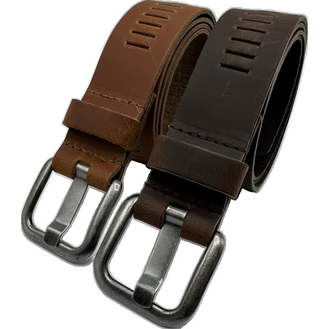 ARIESZZZ Riem unisex leder cognac bruin 2 pack Arieszzz Unisex Leren Riem – 2‑Pack Cognac & Bruin large ARIESZZZ Riem unisex leder cognac bruin 2 pack Arieszzz Unisex Leren Riem – 2‑Pack Cognac & Bruin large