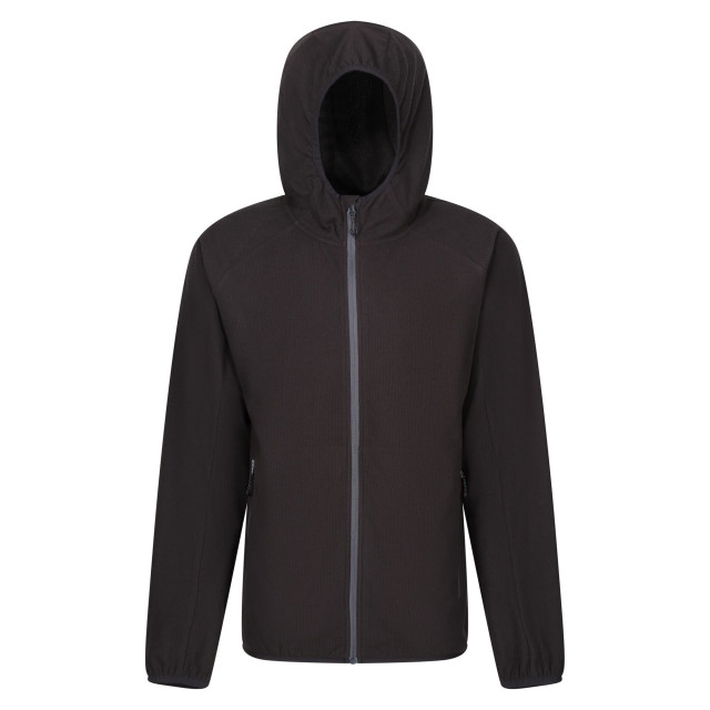 Regatta Heren navigate full zip fleecejack UTRG9711_blacksealgrey large