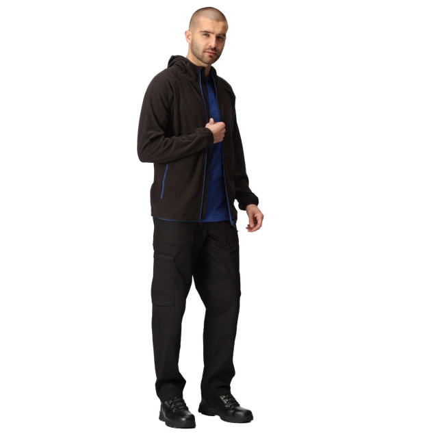 Regatta Heren navigate full zip fleecejack UTRG9711_blacknewroyal large