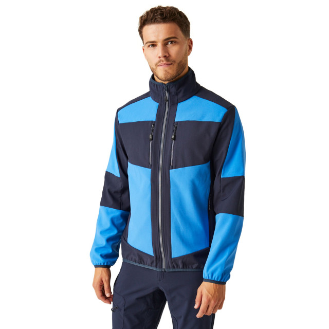 Regatta E-volve 2-laags soft shell-jack voor volwassenen UTRG9991_strongbluenavy large Regatta E-volve 2-laags soft shell-jack voor volwassenen UTRG9991_strongbluenavy large