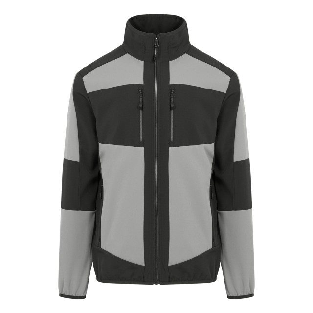 Regatta E-volve 2-laags soft shell-jack voor volwassenen UTRG9991_mineralgreyash large Regatta E-volve 2-laags soft shell-jack voor volwassenen UTRG9991_mineralgreyash large