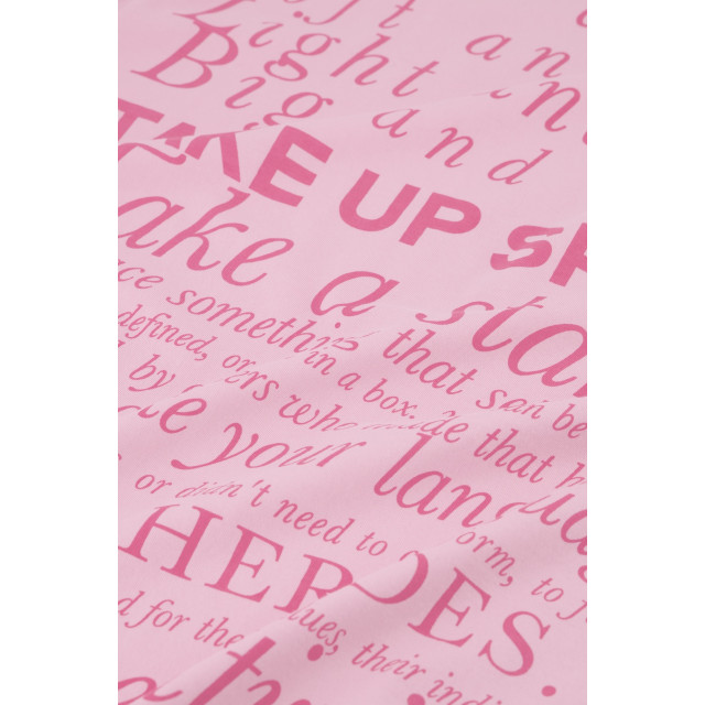 Fabienne Chapot Clt-297-tsh-ss24 fay poem pink t-shirt pink rose CLT-297-TSH-SS24 7021 large