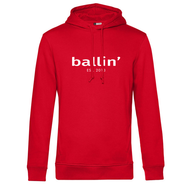 Ballin Est. 2013 Basic hoodie HO-H00050-RED-3XL large