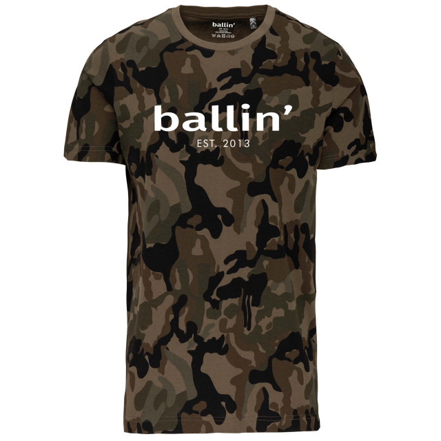 Ballin Est. 2013 Army camouflage shirt SH-H00050-ARMCAM-L large