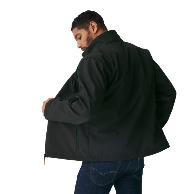 Regatta Heren thermogen verwarmd soft shell jasje UTRG9838_black large