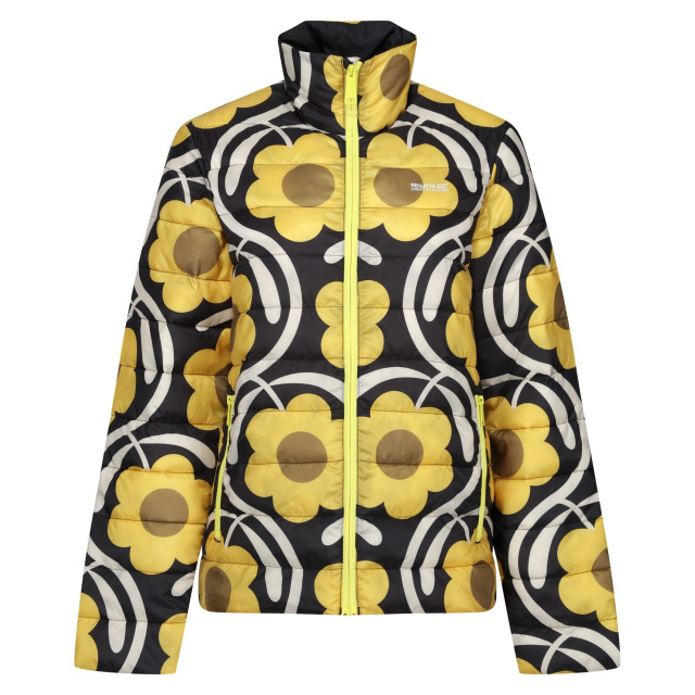 Regatta Dames orla kiely apple blossom baffled jacket UTRG10013_yellow large