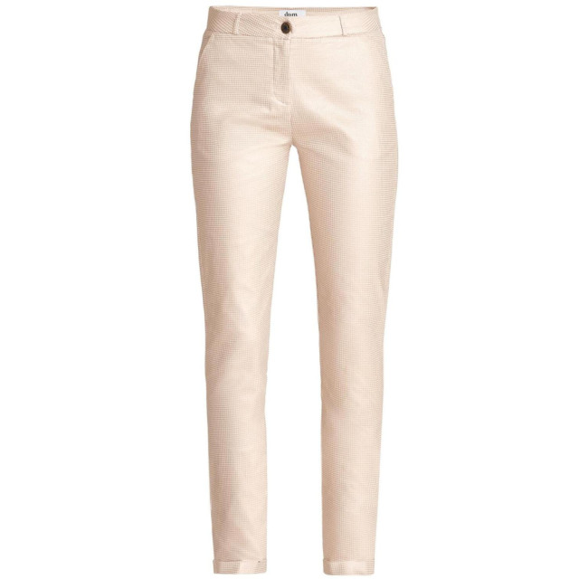 Zizo Broek psp24.6001 gold pied de poule broek PSP24.6001 Gold Pied De Poule large