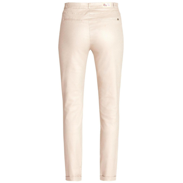 Zizo Broek psp24.6001 gold pied de poule broek PSP24.6001 Gold Pied De Poule large