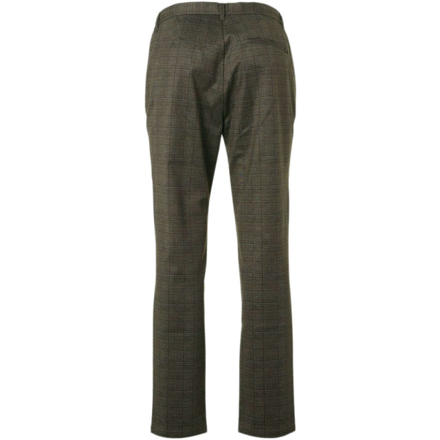No Excess Pants stretch jersey check taupe 217050805-044 large