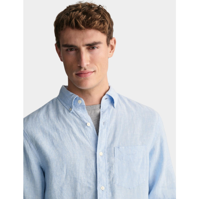 Gant Casual hemd lange mouw linen shirt 3240102/468 181313 large