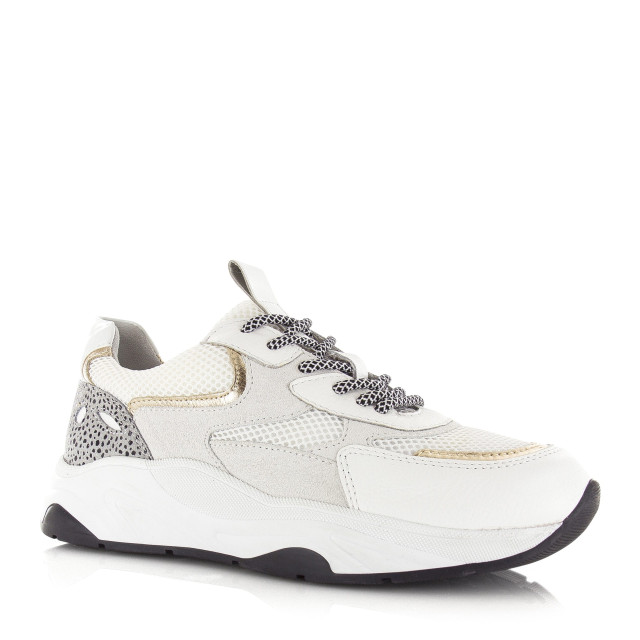 Poelman Lpiva-01poe1 sneaker white/platino lage sneakers dames LPIVA-01POE1 large