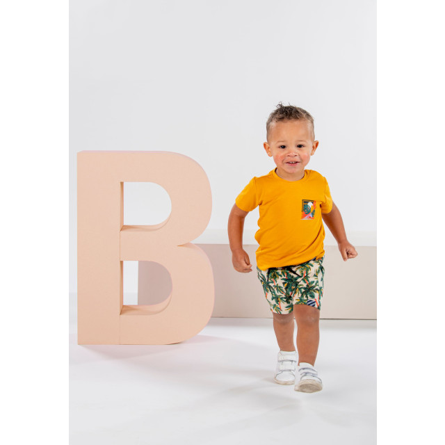 B.Nosy Baby jongens t-shirt keanu sunflower 150204312 large