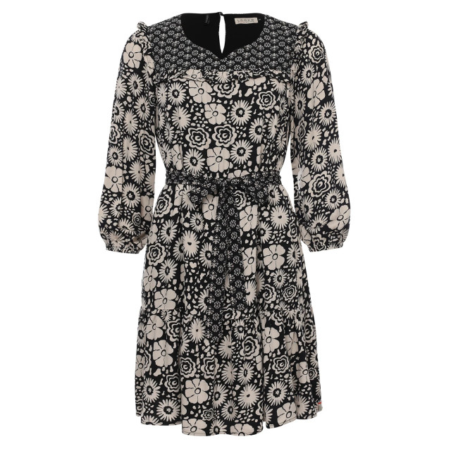 Looxs Revolution Dames jurk viscose black floral voor dames in de kleur 2232-9843-864 large