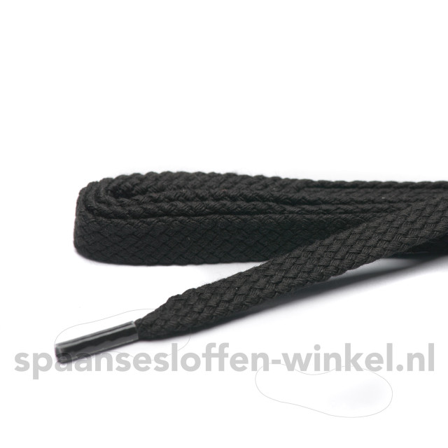 Cordial Katoenen plat veters 55 cm dikte 5 mm Cordial katoenen zwart plat veters 55 cm dikte 5 mm large