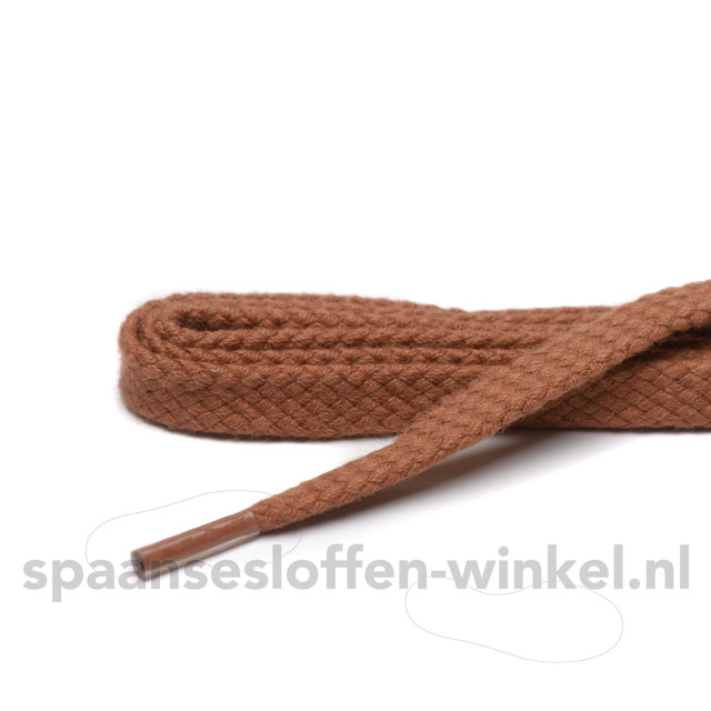 ARIESZZZ Schoenveters veters plat dikte 5 mm Schoenveters cognac veters plat dikte 5 mm 90 cm large